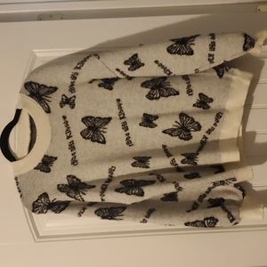 Soft oversized butterfly sweater